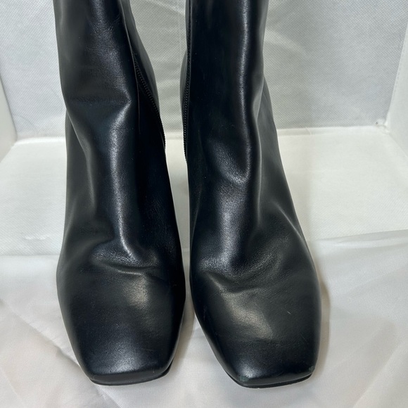 Marc Fisher Fellie Bootie Ankle Boot Black Leather Sz 8.5 - Picture 4 of 9